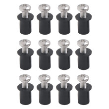 Stainless Steel Screws and Rubber Nuts for Kayaks, Canoes,