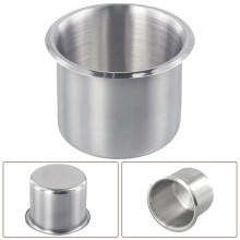Stainless Steel Recessed Cup Holder 80mm