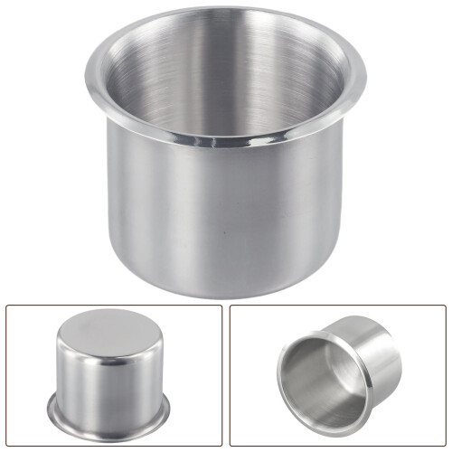 Stainless Steel Recessed Cup Holder 80mm