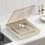 Silverware Organizer with Lid Plastic Drawer Organizer 1
