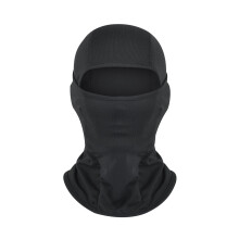 Balaclava gezichtsmasker met UV-bescherming en verkoelende nekwarmer, zwart