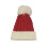 Γυναικείο βελούδινο καπέλο σκουφάκι με φούσκα Χριστουγεννιάτικο ζεστό πλεκτό 1
