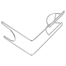 Acrylic Shoe Shelf for Tall Boots Women Silver