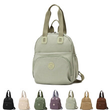 Sac à dos kaki élégant et de grande capacité, idéal pour le travail et les voyages.