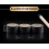 Pool Cue Tip Black 8-Pack Pig Skin 14mm 3