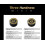 Pool Cue Tip Black 8-Pack Pig Skin 14mm 5