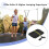 Veiligheidsnet voor trampoline van polyester, 1,8 tot 3 meter 2
