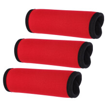 Soimiss Pull-Up Bar Grips Polyester Red 3pcs Detachable