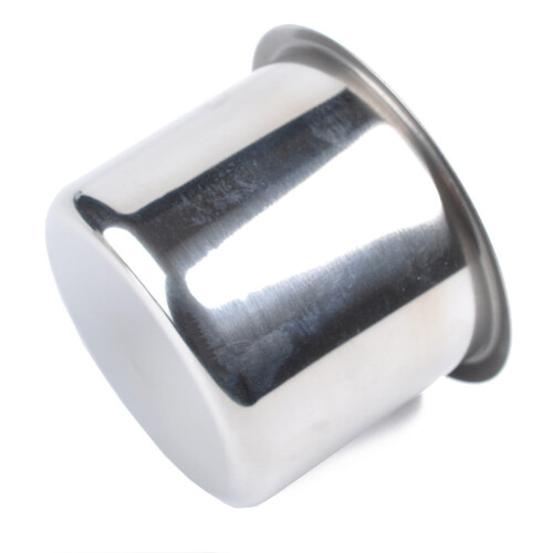 Stainless Steel Recessed Cup Holder 80mm 2