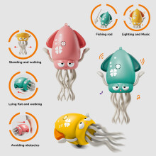 Dancing Octopus Toy with Lights and Music Yellow
