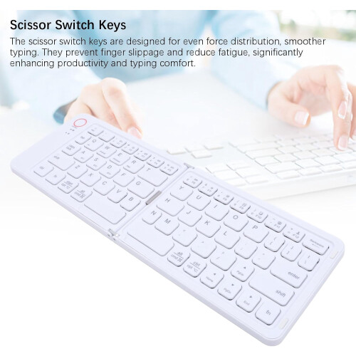 Foldable Bluetooth Keyboard 67-Key Magnetic Ultra Slim 1