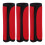 Soimiss Pull-Up Bar Grips Polyester Red 3pcs Detachable 6