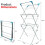 3 Tier Foldable Clothes Dryer Airer 14m Laundry Rack 4