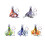Soft Plastic Squid Lure Resin Imitation Bait 12pcs 7