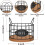 Coffee Pod Holder Black Rustic Counter Organizer 2