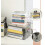 Graue, faltbare Buchaufbewahrungsbox (3er-Pack) 6