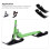 Snow Scooter Ski Sled Black for Children 1 Pair 5