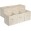 Bacs de rangement cubiques avec poignées, pliables en tissu 3