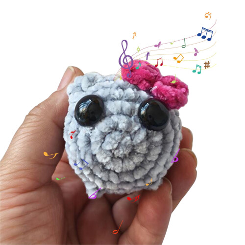 Hamster Doll with Violin Music and Keychain
