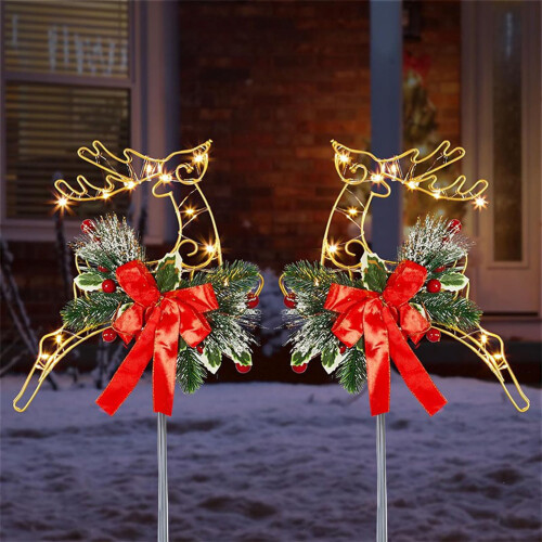 Kerstrendier LED-gronddecoratie voor buiten 2