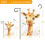 Drapeau de jardin aquarelle girafe et fleurs double face 12x18 3