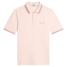 (3XL, Blush Pink) Ben Sherman Mens Signature Pique Big & Tall Short Sleeve Polo Shirt