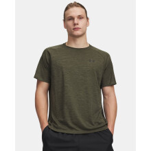UA TexturedShort SleeveTee MarineGreen/Black UK XL