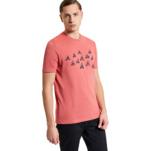 (XL, Cerise) Ben Sherman Mens Ride Out Short Sleeve T-Shirt