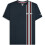 Lambretta (3XL, Navy) Lambretta Mens Side Stripe Tee 1