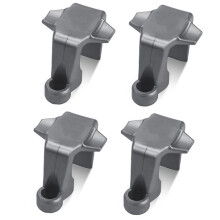 4 Stuks Boot Clips, Pontonboot Clips voor Vierkante Rail, Snelontgrendelhangers/Aanpasbare Boot Bumper