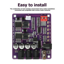 40W  Router UPS Board 5V 9V 12V 4-Channel Output Battery Charging Board for Router UPS Uninterruptible Power Supply