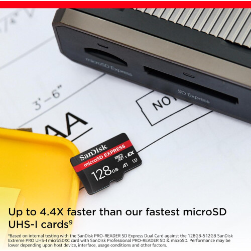 SanDisk SanDisk MicroSD Express 128GB 880MB/s SDSQXFN-128G-GN4NN 1
