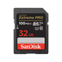 SanDisk Extreme Pro SDHC 32GB UHS-I U3 V30 R100MB/s SDSDXXO-032G-GN4IN