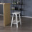 Saddle Seat Bar Stools Set of 2 Kitchen Bar Chairs Home Pub 8