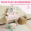 Kids Dressing Table, Girls Vanity Set , Pink 6