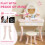 Kids Dressing Table, Girls Vanity Set , Pink 1