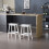 Saddle Seat Bar Stools Set of 2 Kitchen Bar Chairs Home Pub 11