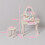 Kids Dressing Table, Girls Vanity Set , Pink 2