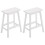 Saddle Seat Bar Stools Set of 2 Kitchen Bar Chairs Home Pub 1