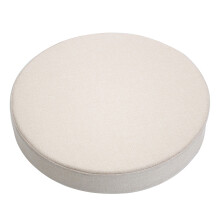 Round Linen Cushion 16 Inch Breathable Waterproof Outdoor