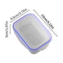 Plastic Microwave-Safe Food Storage Box Set