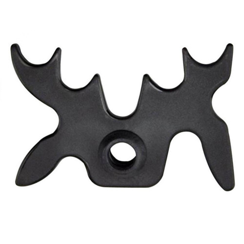 Billiards Cue Bridge Head with Soft Rubber Center
