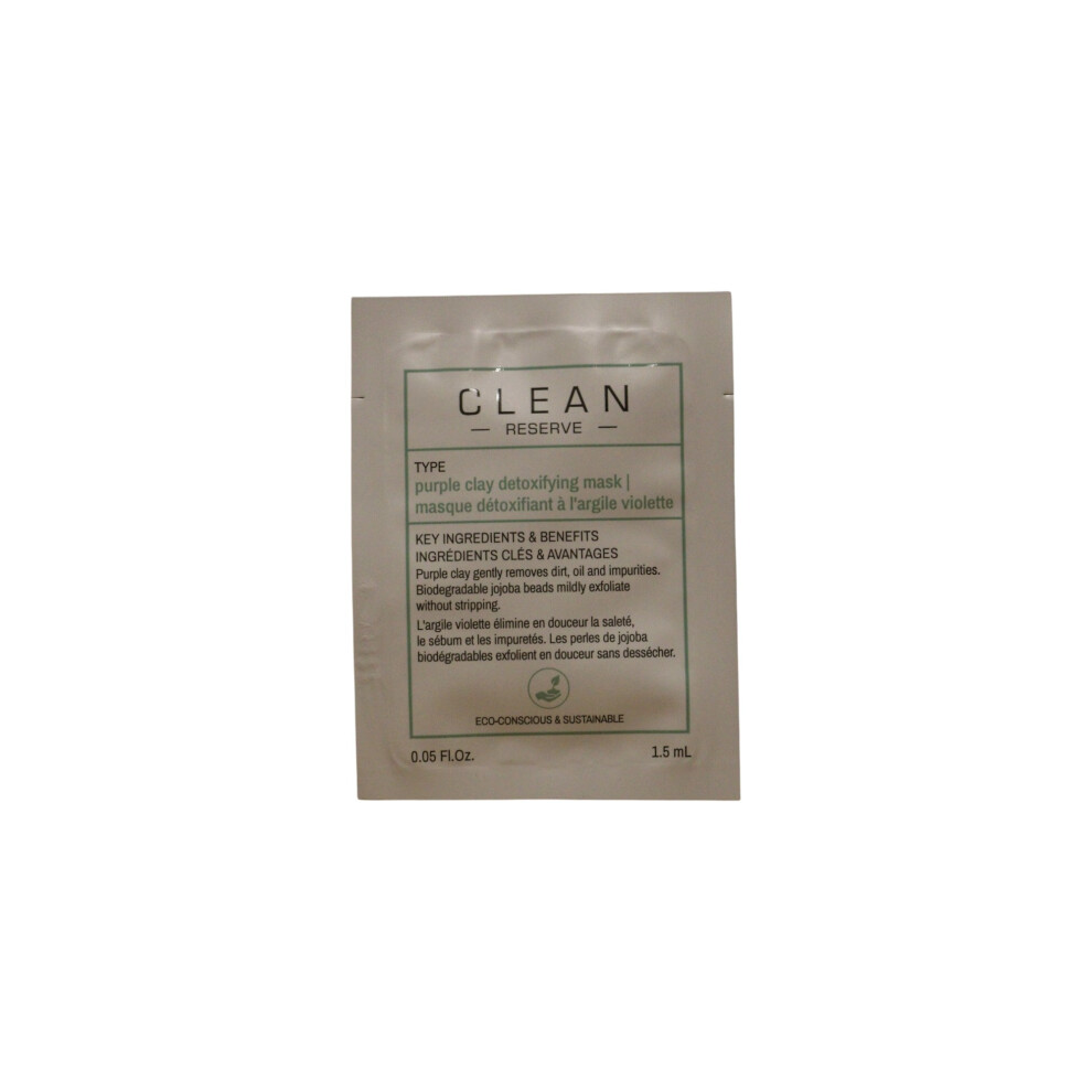 Clean Reserve - Purple Clay Detoxifying Clay Mask 1.5 Ml *Sample