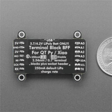 Terminalblock BFF Erweiterungsplatine für QT Py XIAO mit LiPo-Ladegerät GPIO-Breakout Kompatibel mit Adafruit 6495