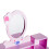 Kids Wooden Dressing Table and Stool Make Up Desk 6