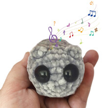 Hamster Hooked Doll with Violin Music and Keychain