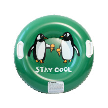 Inflatable Snow Tube PVC Heavy-Duty Hard Bottom 1 Pack