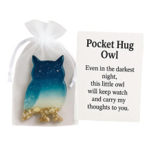 Pocket Hug Dachshund Keychain Handmade Ocean Sand Design