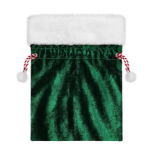 Velvet Santa Gift Bags with Drawstring 20x28 Inch
