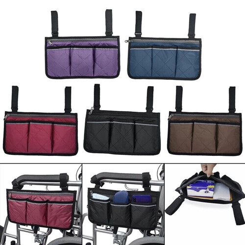 Wheelchair Side Bag Black